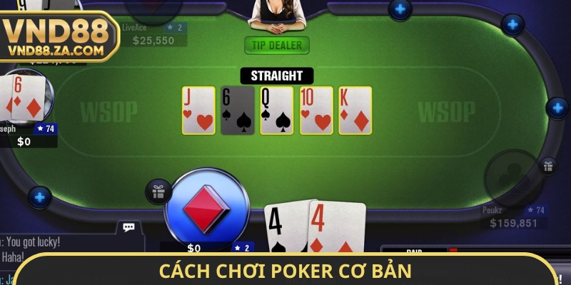 Cách chơi poker cơ bản