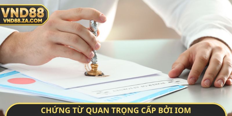 Chứng từ quan trọng cấp bởi IOM