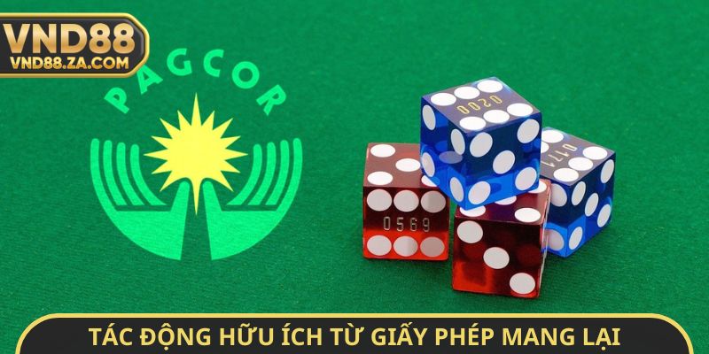 Tác động hữu ích từ giấy phép mang lại